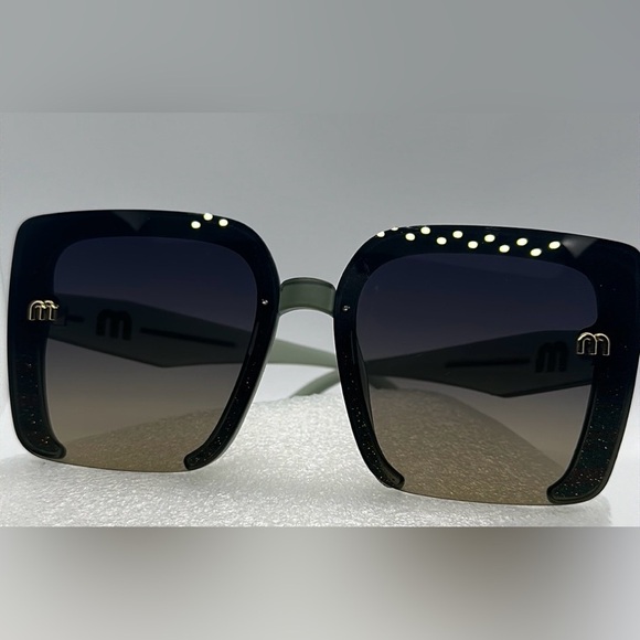 Oversized Square Sunglasses, Gradient Lens, UV Protection, M\